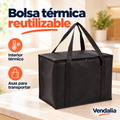 Bolsa térmica reutilizable negra — portada Vendalia