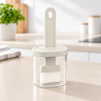 Brocha con Recipiente gris claro en ambiente Vendalia