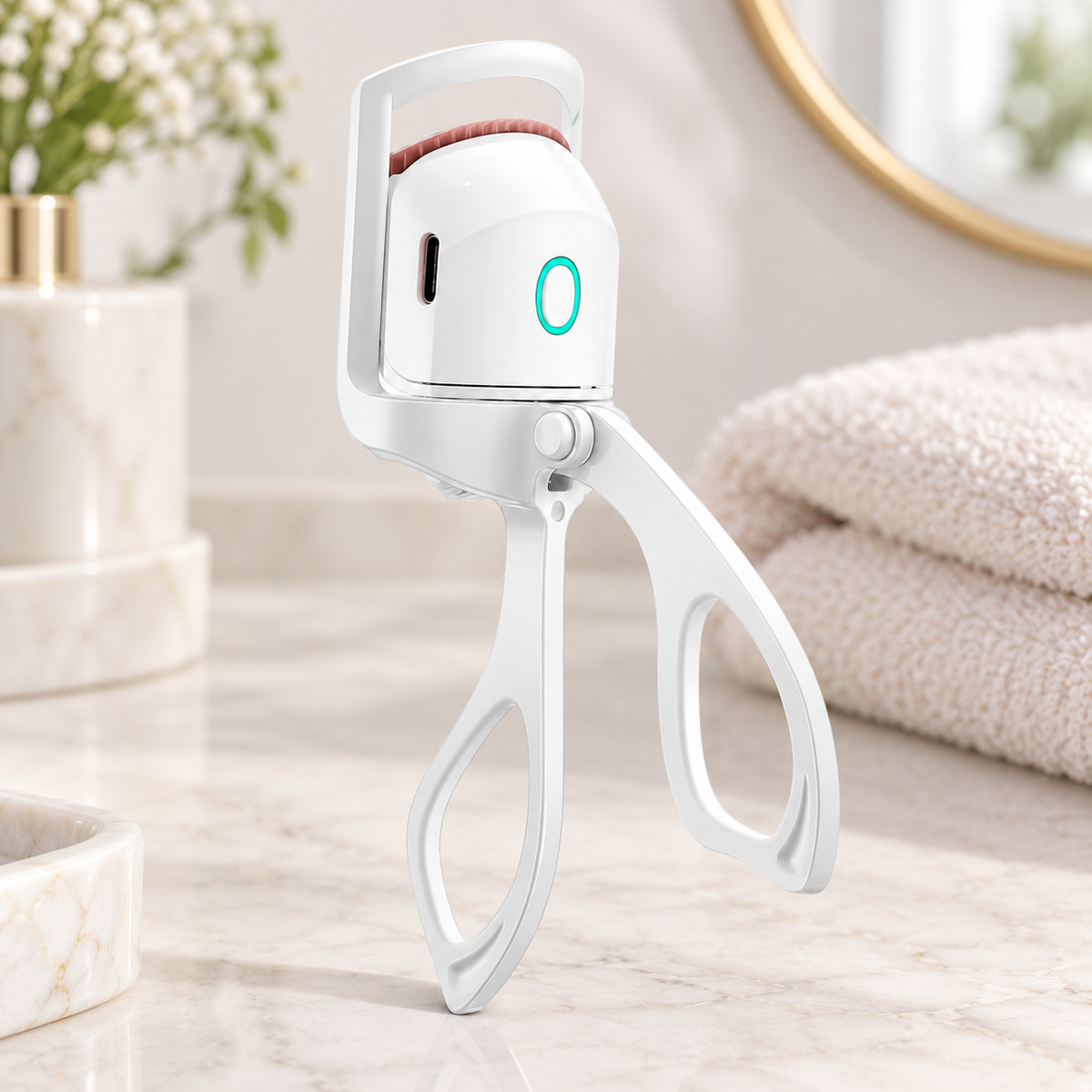 Rizador de Pestañas Eléctrico Recargable en ambiente de hogar — Vendalia