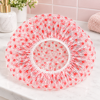 Gorro de Baño Impermeable de Plástico con Resorte en ambiente de hogar — Vendalia