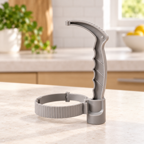 Asa ergonómica ajustable para botellas en ambiente Vendalia
