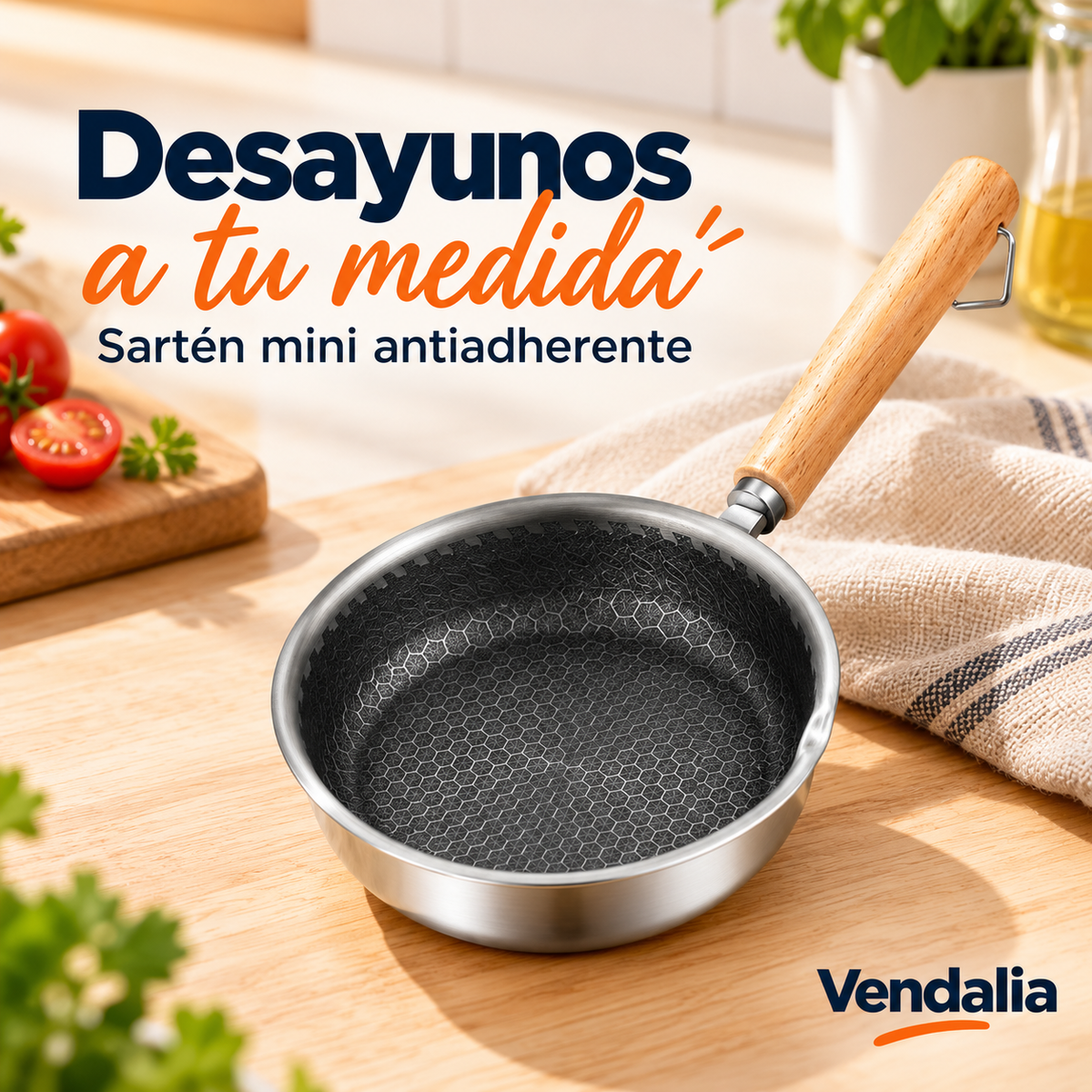 Sartén mini antiadherente — portada Vendalia.