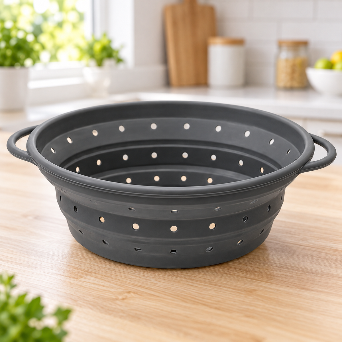 Colador escurridor multifuncional 21.5 cm en ambiente de hogar — Vendalia