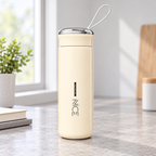 Botella de Vidrio 400 ml con Funda Protectora en ambiente Vendalia