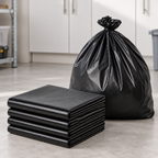 Bolsa de plástico para basura 60x80 cm · Paquete de 50 piezas en ambiente Vendalia