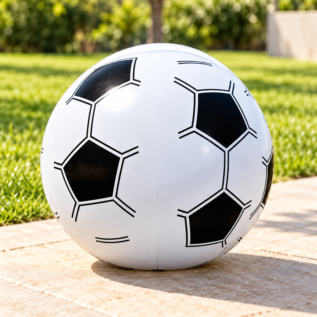 Balón Inflable de Fútbol 27 cm en ambiente Vendalia