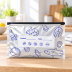 Bolsa Reutilizable para Alimentos Paq 10 bolsas 20 x 13 cm en ambiente Vendalia