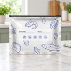 Bolsa Reutilizable para Alimentos Paq 10 bolsas 17 x 23 cm en ambiente Vendalia