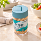 Dispensador con 400 palillos, ejemplo azul; color surtido — Vendalia
