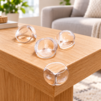 Protector Transparente para Esquinas de Muebles 4 pcs en ambiente de hogar — Vendalia
