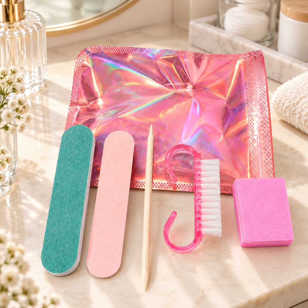 Set de Manicure para Cuidado de Uñas 5 piezas en ambiente de hogar — Vendalia