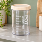 Frasco Hermético de Plástico PP 1000 ml en ambiente de hogar — Vendalia