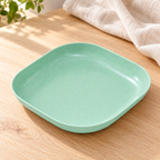 Plato cuadrado multiusos · 13.5 cm — Verde menta — SKU 54132