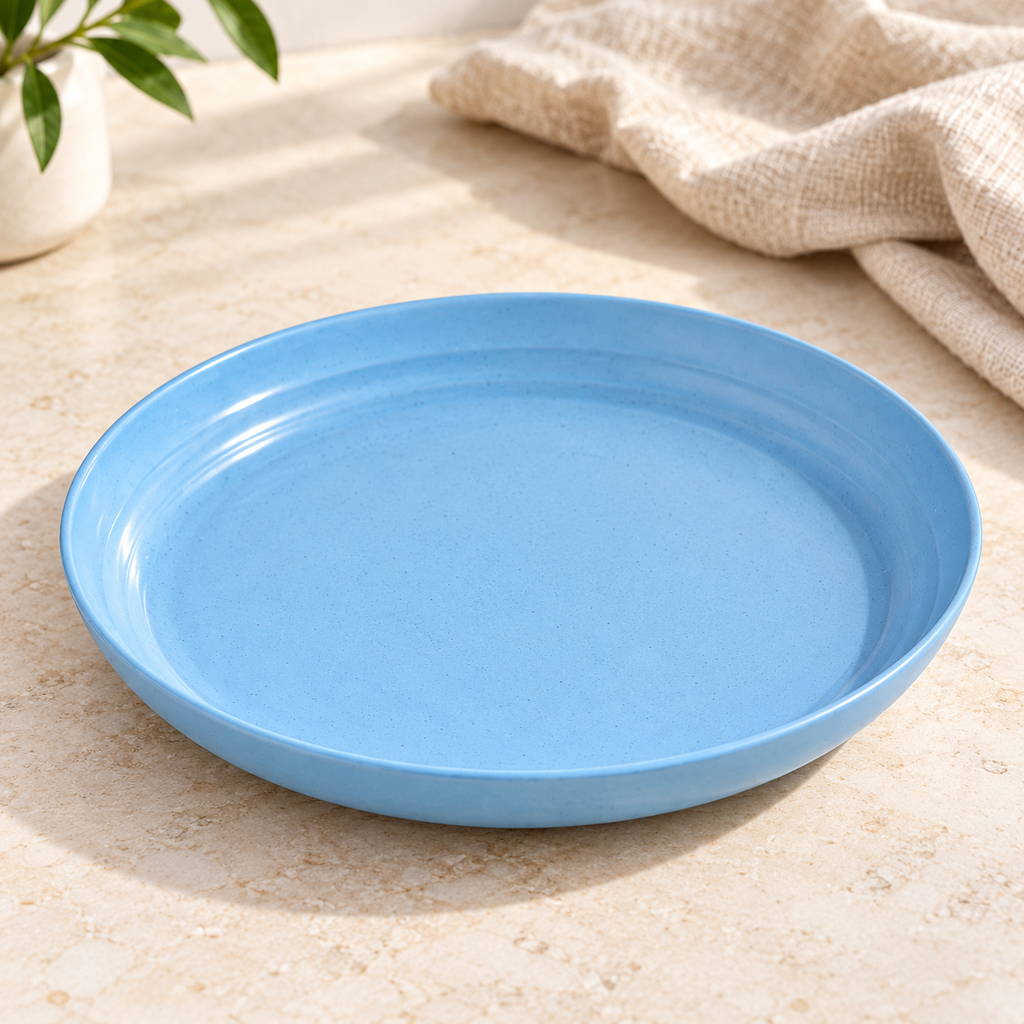 Plato redondo multiusos · 20 cm — Azul — SKU 54134