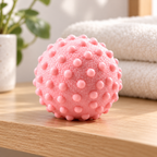 Pelota de Masaje para Pies y Cuerpo Rosa en ambiente de hogar — Vendalia