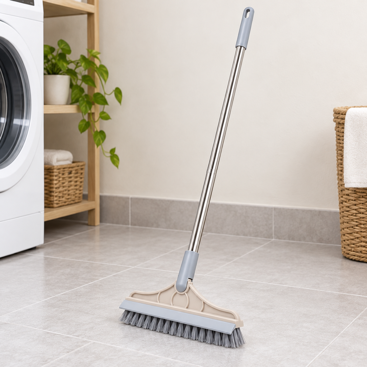 Cepillo Jalador 2 en 1 para Pisos y Rincones en ambiente de hogar — Vendalia