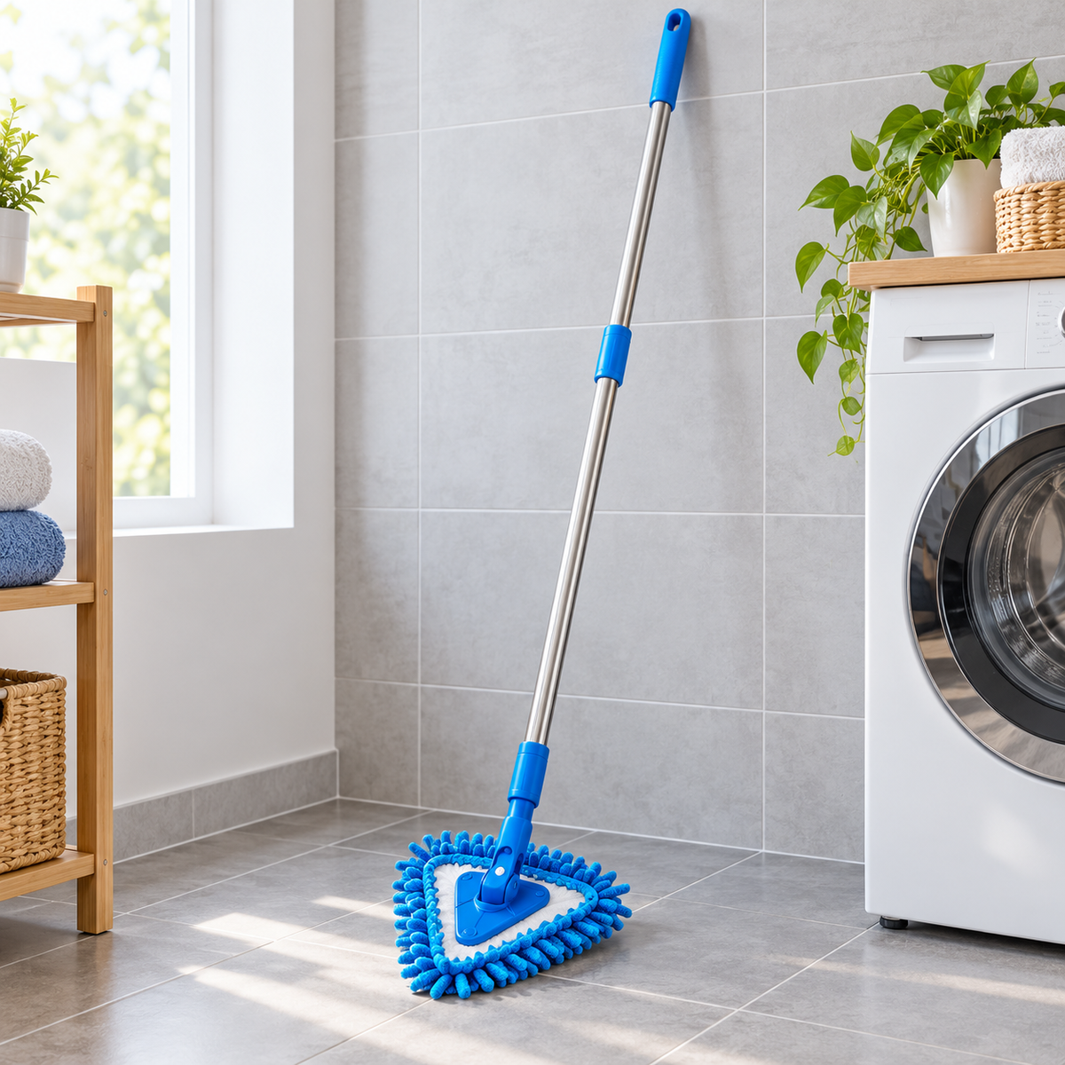 Mopa Triangular Multiusos para Esquinas en ambiente de hogar — Vendalia