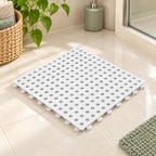 Tapete Antiderrapante Modular Blanco 30 x 30 cm · fotografía ambientada de Vendalia · SKU 54238