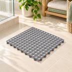 Tapete antiderrapante modular de 30 × 30 cm — Gris — SKU 54239