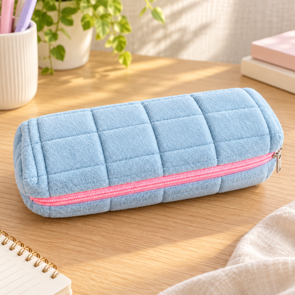 Estuche Acolchado Premium Multiusos Azul en ambiente de hogar — Vendalia